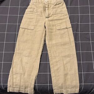 Zara Kids Casual Green(ish) Color Bottoms